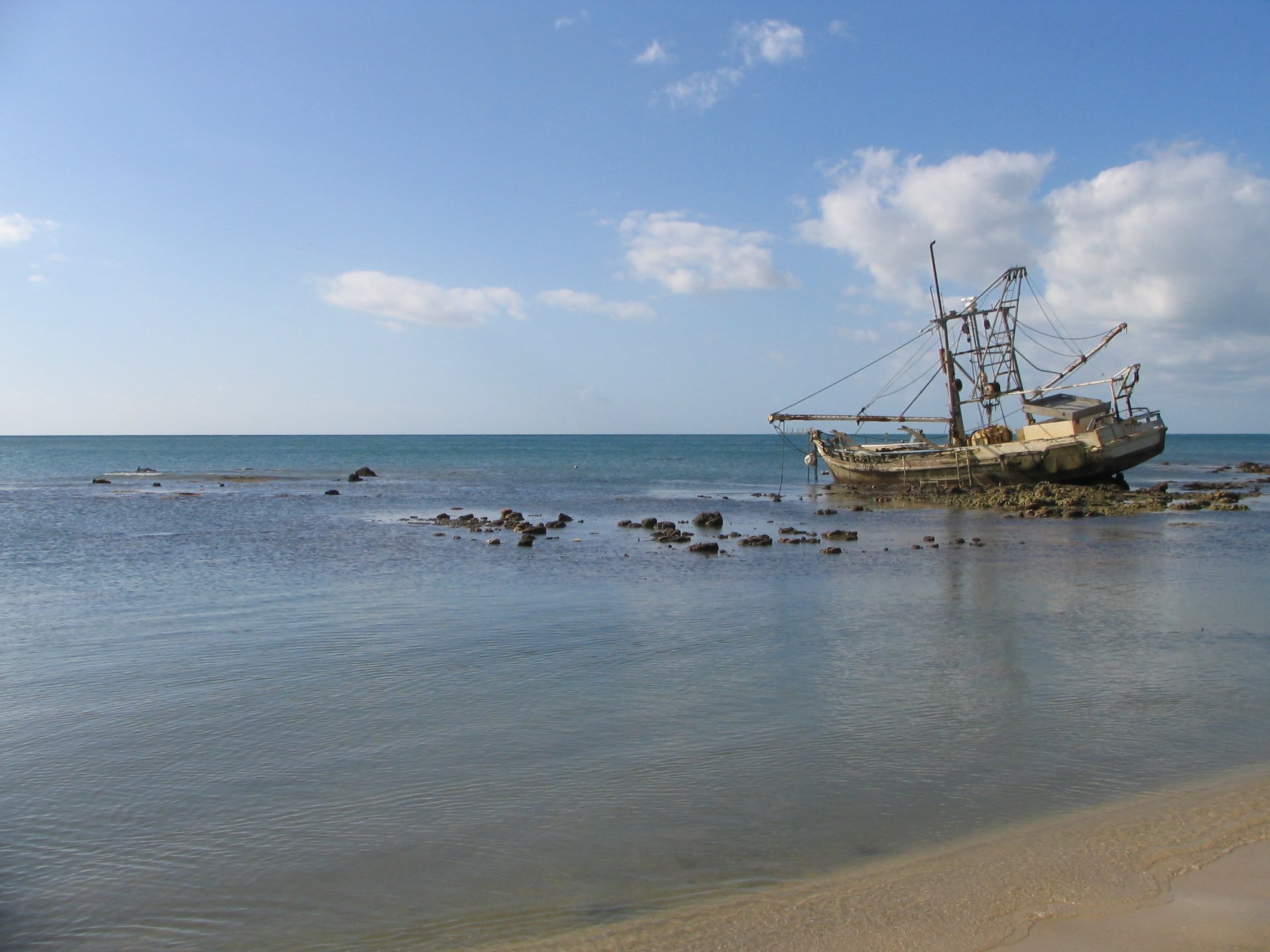 Bateau échoué, Cap York, Australie, 2007. © Géraldine Le Roux
